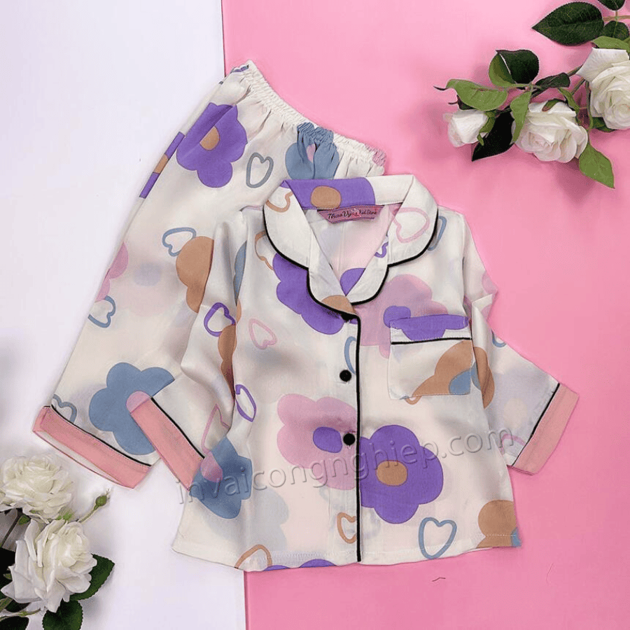 in đồ pijama trẻ em